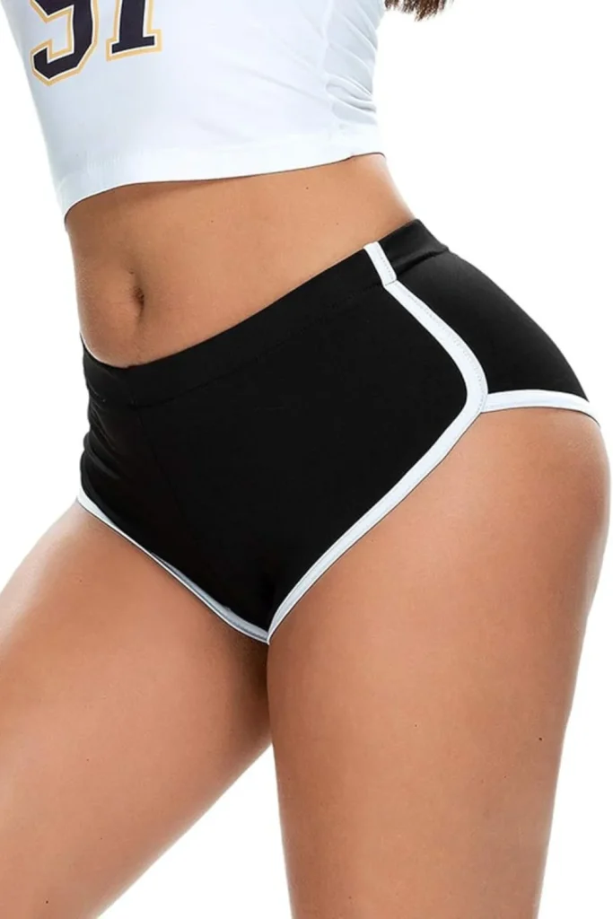 What Are Booty Shorts, booty shorts history, types of booty shorts, styling booty shorts, festival fashion trends 2024, body positivity and booty shorts, athletic booty shorts, popular fashion trends 2024, how to wear booty shorts